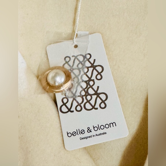 Belle & Bloom Wool blend Peacoat Size S - Picture 4 of 4